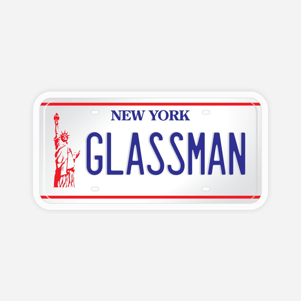Glassman Sticker